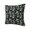 thumbnail image 1 of Rateoe Daisies Flowers Pattern Throw Pillow Cover Premium Pillow Stuffer Sham Square for Decorative Cushion Bed Couch Sofa(Pillow insert not included), 1 of 1