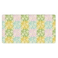 thumbnail image 1 of Rateoe Daisies Flowers Print Mouse Pad - Extended Large Gaming Mousepad,Non-Slip Stitched Edge,16x29.5 Inch, 1 of 8