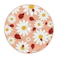 thumbnail image 1 of Rateoe Daisy and Ladybug Pattern Christmas Tree Skirt with Ties , Christmas Tree Decorations, Farmhouse Christmas Decor Xmas Holiday Decorations-48", 1 of 6