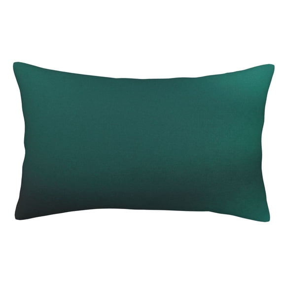 Rateoe Dark teal green Pattern Decorative Pillow Case,Throw Pillow Covers,Plush Pillow Cover,Soft Pillow Case,Velvet Pillow Case-16"x24"
