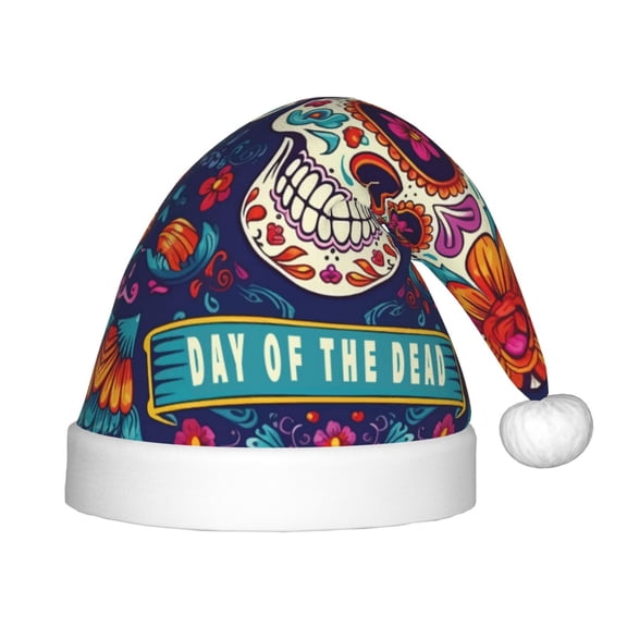 Rateoe Dead Day Party Santa Hat Confortable Christmas Hat for Christmas Party Favors Fit for Kids