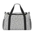 thumbnail image 1 of Rateoe Dice Cubes Pattern Gym Bag for Women, Duffle Bag for Travel with Wet Pocket, Carry on Weekender Bags for Women, Water Resistant Travel Bag Duffel Bag, 1 of 7