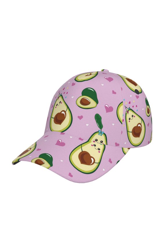 Different Avocados Pattern Baseball Cap Outdoor Cap Mountain Dad Hat - Unstructured Soft Cotton Cap-Adjustable UV Protection Cap