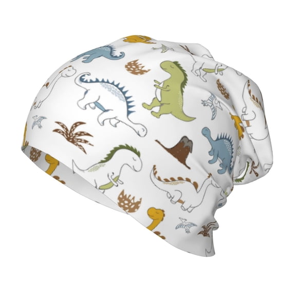 Rateoe Dinosaur Kids Beanie Warm Knit Beanie Hats Boys Girls Winter Hat Soft Slouchy Hats for Kids