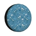 thumbnail image 1 of Rateoe Dinosaur Skull Pattern Tire Cover Wheel Protectors Weatherproof Wheel Covers Universal Fit for Trailer Rv SUV Truck Camper Travel Trailers Accessories-14 inch, 1 of 6