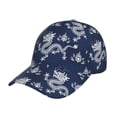 thumbnail image 1 of Rateoe Dragon Pattern Baseball Cap Outdoor Cap Mountain Dad Hat - Unstructured Soft Cotton Cap-Adjustable UV Protection Cap, 1 of 6