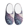 thumbnail image 1 of Rateoe Dragon1 Print Women's Men's Cotton Knit Slippers Lightweight Memory Foam Indoor House Shoes with Anti-Skid Sole-44/45, 1 of 7