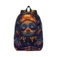 thumbnail image 1 of Rateoe Dreamy Jester Under Stars Pattern Canvas College Laptop Backpack,Travel Daypack,Durable Rucksack Travel Notebook Bag School Backpack Book Bag for Men Women-Small, 1 of 7