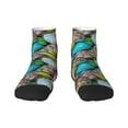 thumbnail image 1 of Rateoe Easter Egg1 Pattern Quarter Crew Socks,Toe Seamed Ankle Socks,Cotton Cushioned Breathable Athletic Crew Sports Socks, 1 of 7