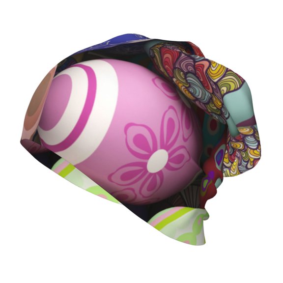 Rateoe Easter Eggs1 Kids Beanie Warm Knit Beanie Hats Boys Girls Winter Hat Soft Slouchy Hats for Kids