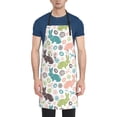 thumbnail image 1 of Rateoe Easter Rabbit Aprons with Pocket,Men Womens Aprons Waterproof Adjustable Cooking Aprons for Kitchen Gardening and Salon, 1 of 1