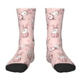 thumbnail image 1 of Rateoe Easter Rabbit Pattern Children's Socks, Socks Gifts ,kids Crew Soft Cotton Socks , Moisture-Wicking, Durable, Ideal for Daily Wear & Sports, 1 of 5