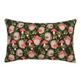 thumbnail image 1 of Rateoe Edgehog and Mushrooms Pattern Pillow Covers with Invisible Zipper(Pillows are not Included) Standard Pillowcases-14"x20", 1 of 6