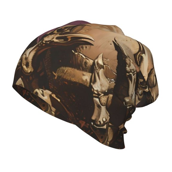 Rateoe Eerie Skull Holding Another Kids Beanie Warm Knit Beanie Hats Boys Girls Winter Hat Soft Slouchy Hats for Kids