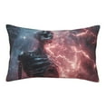 thumbnail image 1 of Rateoe Electric Skeleton Surrealism Pattern Pillow Covers with Invisible Zipper(Pillows are not Included) Standard Pillowcases-14"x20", 1 of 6