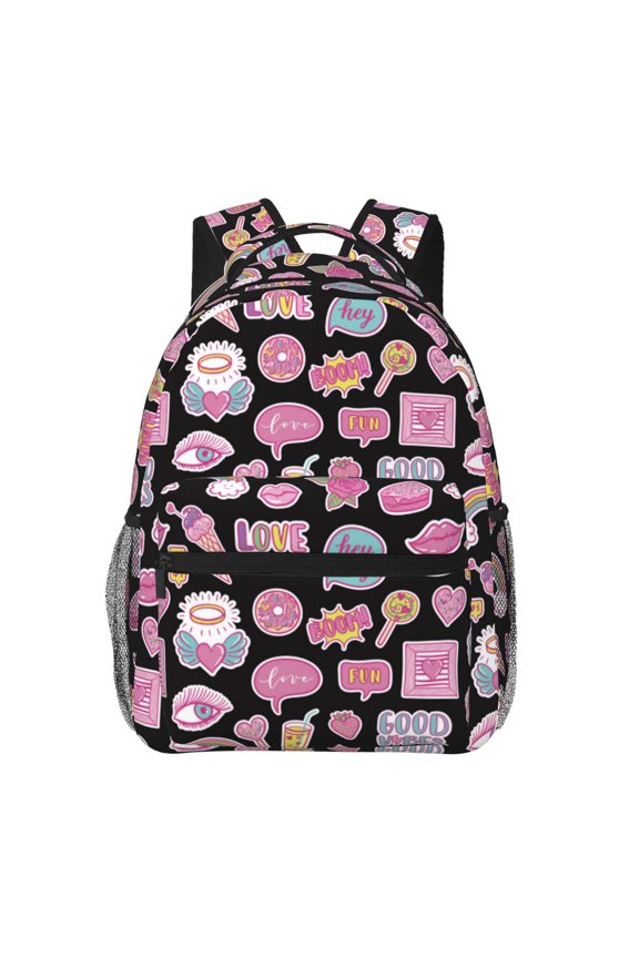 Elements Pattern Casual Backpack for School, Work, Travel  Adjustable Straps, Multiple Compartments  Ergonomic Design, Fits Laptops and Tablets