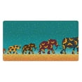 thumbnail image 1 of Rateoe Elephants Print Mouse Pad - Extended Large Gaming Mousepad,Non-Slip Stitched Edge,16x29.5 Inch, 1 of 8