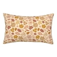 thumbnail image 1 of Rateoe Fall Leaves Pattern Pillow Covers with Invisible Zipper(Pillows are not Included) Standard Pillowcases-14"x20", 1 of 6