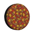 thumbnail image 1 of Rateoe Fall Leaves Pattern Tire Cover Wheel Protectors Weatherproof Wheel Covers Universal Fit for Trailer Rv SUV Truck Camper Travel Trailers Accessories-15 inch, 1 of 6