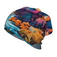thumbnail image 1 of Rateoe Fantasy Cosmic Landscape Kids Beanie Warm Knit Beanie Hats Boys Girls Winter Hat Soft Slouchy Hats for Kids, 1 of 7