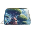 thumbnail image 1 of Rateoe Fantasy Treehouse Planet Scene for Travel Makeup Bag,Large Capacity Cosmetic Bags for Women,Waterproof Portable Pouch Open Flat Toiletry Bag Make up Organizer, 1 of 8