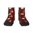 thumbnail image 1 of Rateoe Fire Extinguisher Pattern Quarter Crew Socks,Toe Seamed Ankle Socks,Cotton Cushioned Breathable Athletic Crew Sports Socks, 1 of 7