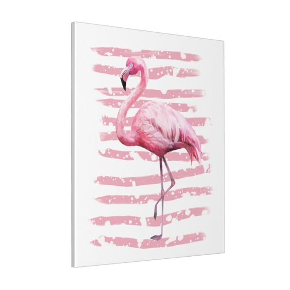 Rateoe Flamingo Pattern Decorative Picture – Unique Modern Wall Art, Ready-to-Hang Canvas Print for Home (Vertical)