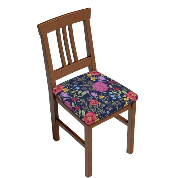 Rateoe Floral Pattern Square Couch Cushion Covers, Sofa Furniture Protector Slipcover with Bottom Tie rope, Soft Non-Slip Non-Wrinkle Non-Sticky-Four Pieces