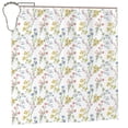 thumbnail image 1 of Rateoe Floral Shower Curtain - Fancy Bathroom Shower Curtain Sets - Waterproof Shower Curtain with Hooks with 12 Plastic Hooks 72x72 Inches, 1 of 5