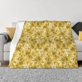 thumbnail image 1 of Rateoe Flower Pattern Flannel Throw Blanket, Ultra-soft Blanket for Bed, Couch, Car, Hypoallergenic Anti-pilling blanket-80"x60"(Horizontal), 1 of 6