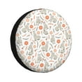 thumbnail image 1 of Rateoe Flower Rabbit Pattern Tire Cover Wheel Protectors Weatherproof Wheel Covers Universal Fit for Trailer Rv SUV Truck Camper Travel Trailers Accessories-15 inch, 1 of 6
