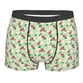 thumbnail image 1 of Rateoe Flower With Ladybug Mens Boxer Briefs Poly Spandex Performance Boxer Briefs Underwear Hem Boxer Briefs - Large, 1 of 8