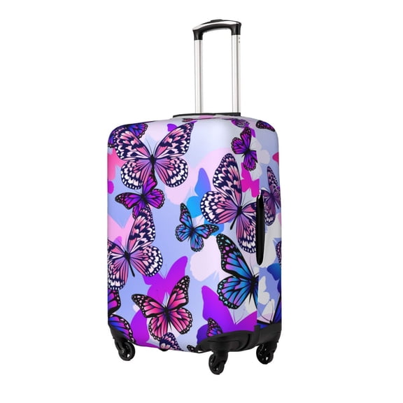 Rateoe Flying Butterflies Printed Luggage Cover, Suitcase Protector Fits 18-32 Inch Luggage-Medium
