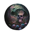 thumbnail image 1 of Rateoe Forest Mushroom Skull Pattern Tire Cover Wheel Protectors Weatherproof Wheel Covers Universal Fit for Trailer Rv SUV Truck Camper Travel Trailers Accessories-15 inch, 1 of 6