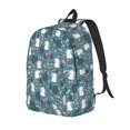 thumbnail image 1 of Rateoe Forest Rabbit Pattern Durable Canvas Backpack for Men & Women – Stylish & Lightweight – Adjustable Straps, Multiple Pockets – Fits 15-17 Inch LaptopsSmall, 1 of 5