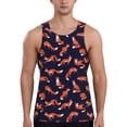 thumbnail image 1 of Rateoe Foxes In Different Poses Pattern Sleeveless Gym Shirt Muscle Tee Breathable Workout Shirt Slim-Fit Tank Quick Dry Fit Muscle Tank Top Bodybuilding Sleeveless T Shirt-3X-Large, 1 of 7