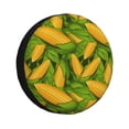 thumbnail image 1 of Rateoe Fresh Corn 1 Pattern Tire Cover Wheel Protectors Weatherproof Wheel Covers Universal Fit for Trailer Rv SUV Truck Camper Travel Trailers Accessories-15 inch, 1 of 6