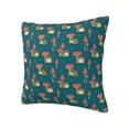 thumbnail image 1 of Rateoe Frog and Mushrooms Pattern Throw Pillow Cover Premium Pillow Stuffer Sham Square for Decorative Cushion Bed Couch Sofa(Pillow insert not included), 1 of 8