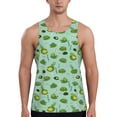 thumbnail image 1 of Rateoe Froggs In The Lake Pattern Sleeveless Gym Shirt Muscle Tee Breathable Workout Shirt Slim-Fit Tank Quick Dry Fit Muscle Tank Top Bodybuilding Sleeveless T Shirt-, 1 of 7