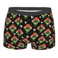 thumbnail image 1 of Rateoe Frogs In Mushroom Hats Mens Boxer Briefs Poly Spandex Performance Boxer Briefs Underwear Hem Boxer Briefs - Small, 1 of 8