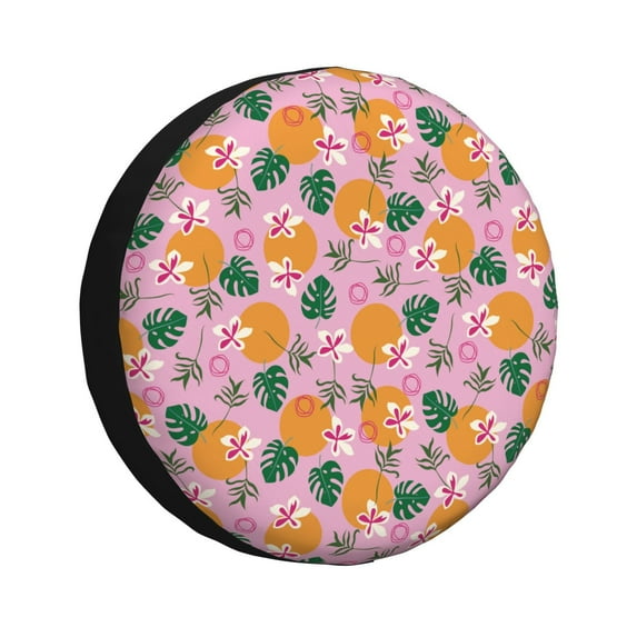 Rateoe Fruit Pattern Tire Cover Wheel Protectors Weatherproof Wheel Covers Universal Fit for Trailer Rv SUV Truck Camper Travel Trailers Accessories-17 inch