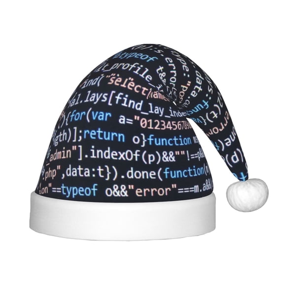 Rateoe Function Source Code Santa Hat Confortable Christmas Hat for Christmas Party Favors Fit for Kids