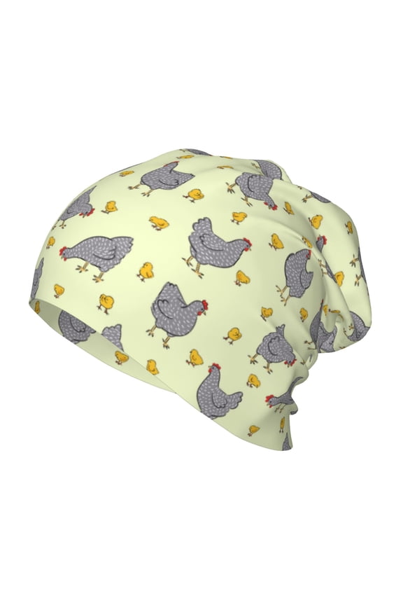 Funny Chicken Kids Beanie Warm Knit Beanie Hats Boys Girls Winter Hat Soft Slouchy Hats for Kids