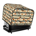 thumbnail image 1 of Rateoe Funny Chicken Pattern Toaster Covers 4 Slice Wide Slot,Bread Machine Cover,Bread Dust Cover & Fingerprint Protection,Appliance Covers, 1 of 6