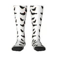 thumbnail image 1 of Rateoe Funny Chicken Pattern Women’s Knee High Crew Socks,Trouser Socks Comfortable, Breathable, Moisture-Wicking and Soft, 1 of 6