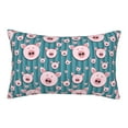 thumbnail image 1 of Rateoe Funny Pig Faces Pattern Pillow Covers with Invisible Zipper(Pillows are not Included) Standard Pillowcases-16"x24", 1 of 6