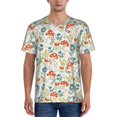 thumbnail image 1 of Rateoe Garden Of Little Bunnies Pattern Men’s Baseball Short Sleeve Polo Shirt, Midweight Men's Shirt Golf Shirt Polo Shirts Quick Dry Short-3X-Large, 1 of 7