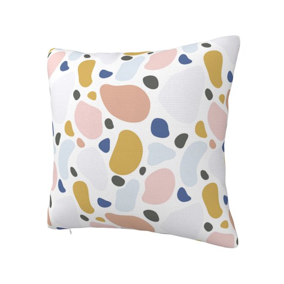 Rateoe Geometric Spots Pattern Throw Pillow Cover Premium Pillow Stuffer Sham Square for Decorative Cushion Bed Couch Sofa(Pillow insert not included)