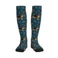 thumbnail image 1 of Rateoe German Shepherd Dog Compression Socks for Women and Men 20-30mmHg-Circulation Support Socks Knee High Nurse Pregnant Running Medical and Travel Athletic, 1 of 7