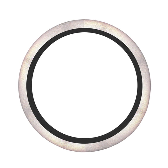 Rateoe Glitter Light Pearl Pattern Elastic Stretch Steering Wheel Cover, Universal 15 inch, Microfiber Breathable , Anti-Slip, Odorless, Easy Carry